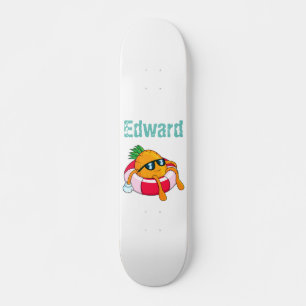 Coola Chill Pineapple Mini Skateboard Bräda 18,5 Cm