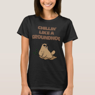 Coola Chillin som en Villain Groundhog Day Boys oc T Shirt