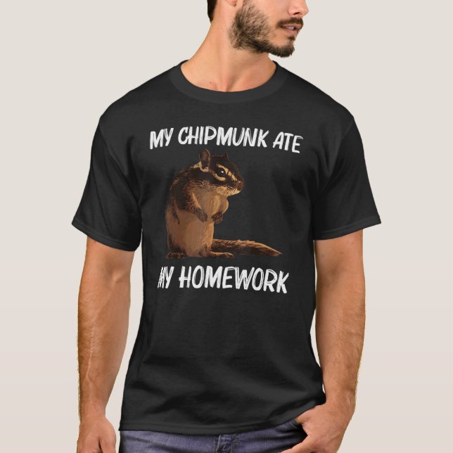 Coola Chipmunk För barn Boys Squirrel Whisperer Ro T Shirt (Framsida)