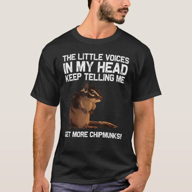 Coola Chipmunk För manar Women Squirrel Whisperer  T Shirt (Framsida)