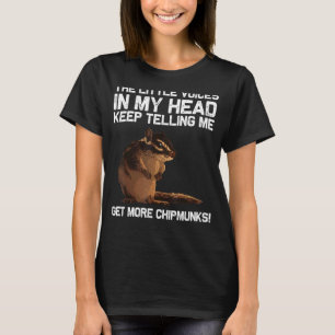 Coola Chipmunk För manar Women Squirrel Whisperer  T Shirt