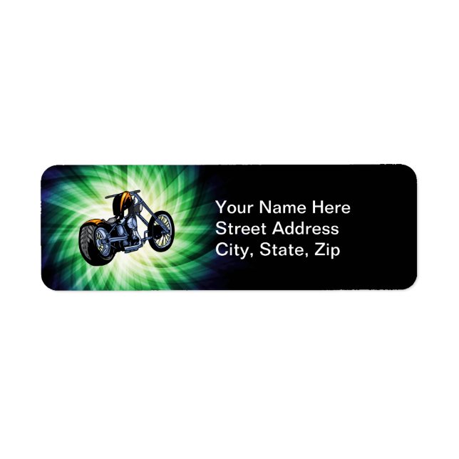 Coola Chopper Returadress Etikett (Framsidan)