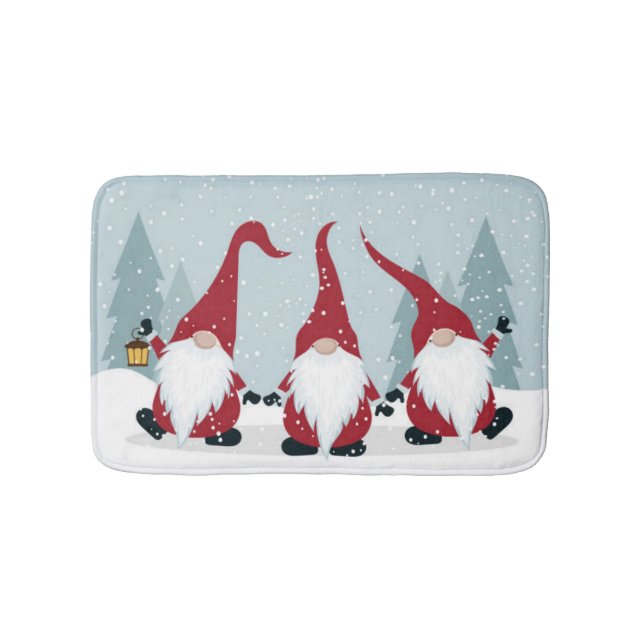**COOLA CHRISMAS GNOMES** BATH MAT BADRUMSMATTA (Framsidan)