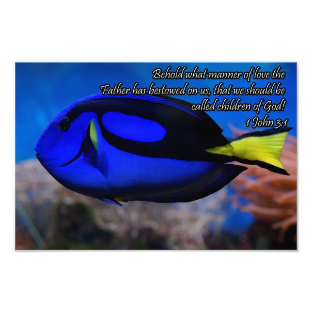 Coola Christian Bible citerar inspirational Ord Fototryck (Framsidan)