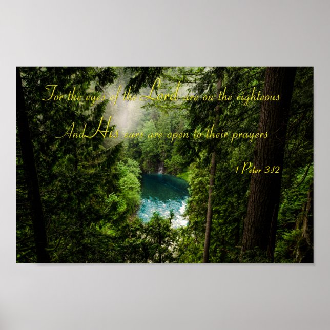 Coola Christian Bible citerar inspirational Ord Poster (Framsidan)
