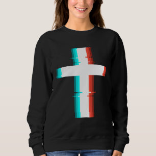 Coola Christian Kor Modern Glitch Effect T Shirt