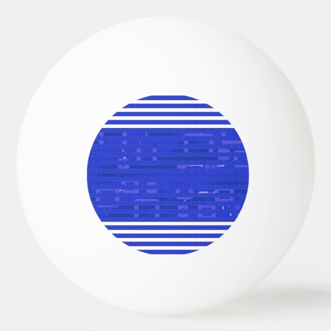 Coola Circuit Blue Geometric Rand Pingisboll (Framsidan)