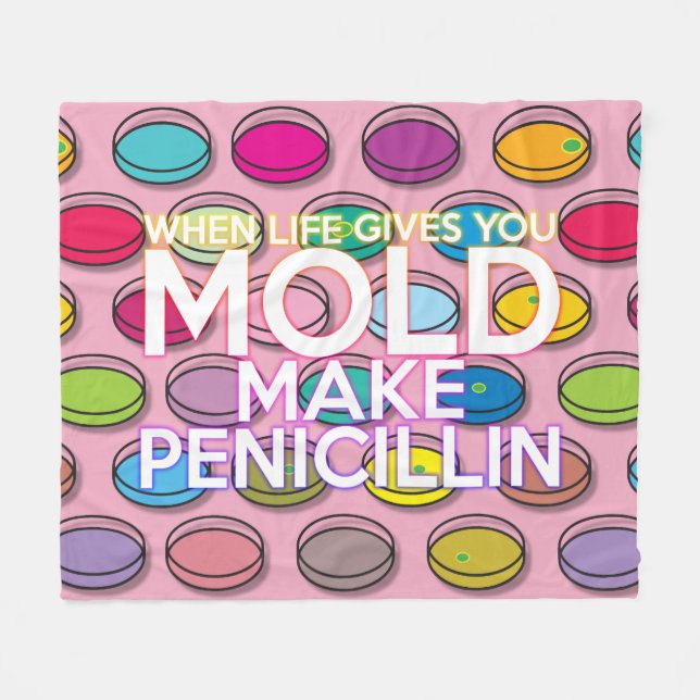 Coola Citat Moderna Färgglada Roliga Vetenskapliga Fleecefilt (Framsidan (Horisontell))