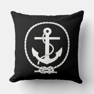 Coola Classic and Elegant Nautical Anchor Kudde