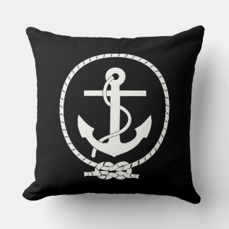 Coola Classic and Elegant Nautical Anchor Kudde