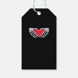 Coola Classic Funny Skeleton Händer Heart - Valent Presentetikett