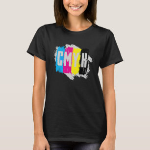 Coola CMYK-skrivare Expert Designer Teacher T Shirt