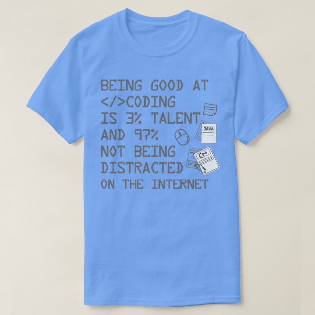 Coola Coding Funny Software Ingenjör Programming N T Shirt (Design framsida)