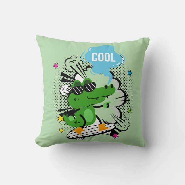 coola codrile-citat kudde (Framsida)