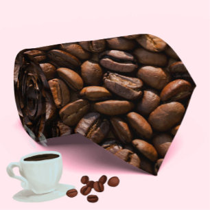 Coola Coffee Beans Mönster Roligt Modern Slips