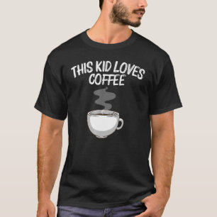 Coola Coffee För barn Boys Kopp Coffee Barista Esp T Shirt
