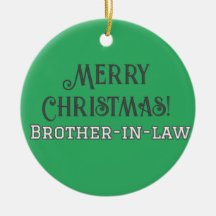 Coola College Text God jul Brother-in-Law Julgransprydnad Keramik