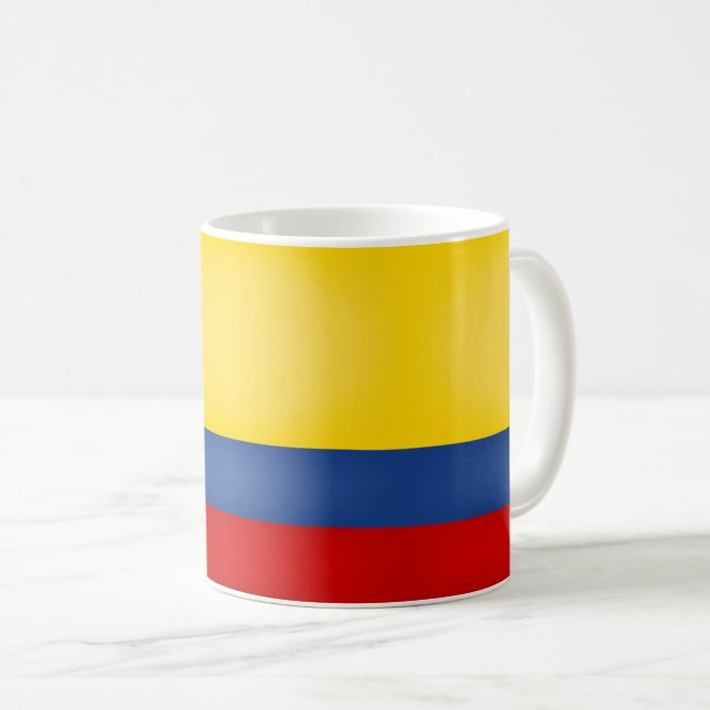 Coola Colombia Flagga Kaffemugg (Framsida höger)