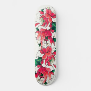 Coola Colorful Flowers Girl Deck Skateboard