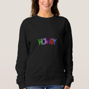 Coola Colorful Howdy Rodeo Cowgirl Horse Riding We T Shirt