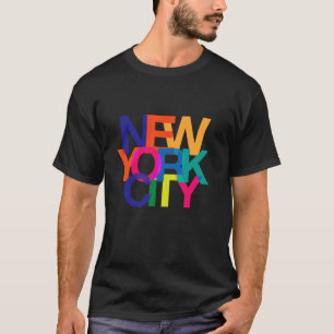 Coola Colorful New York City Graphic Urban Vibes C T Shirt