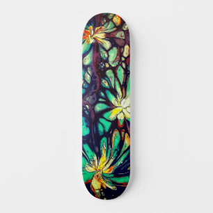 Coola Colorful Urban Street Art Inspired Mini Skateboard Bräda 18,5 Cm
