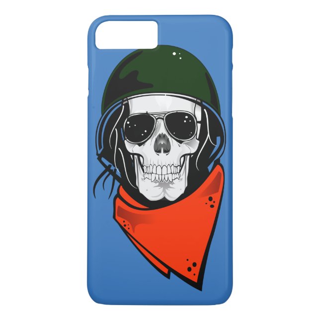 Coola Combat Skull Case-Mate iPhone Skal (Baksida)