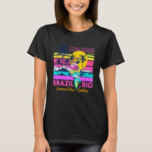 Coola Copacabana Beach Brasilien Rio Summer Vibes T Shirt