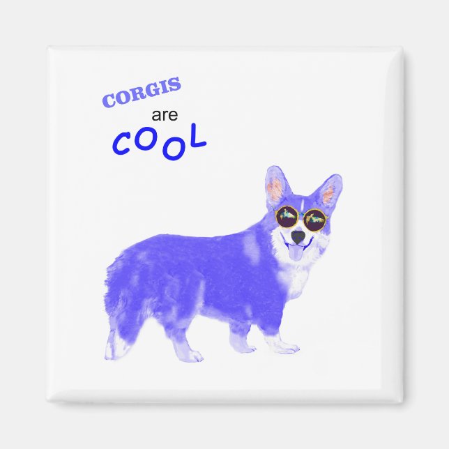 Coola Corgi Magnet (Framsidan)