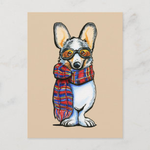 Coola Corgi Vykort