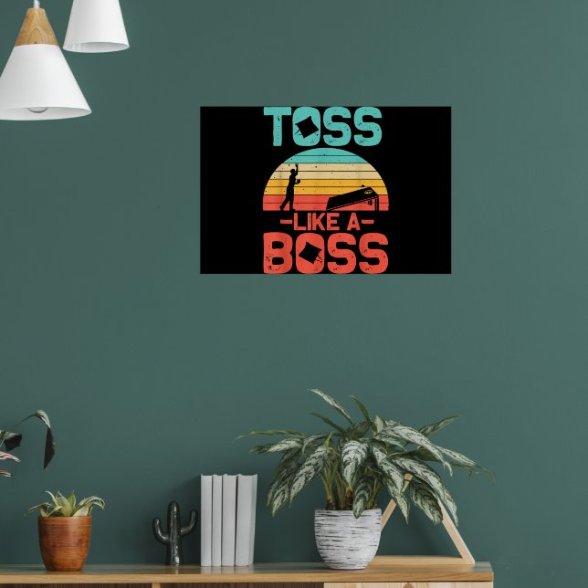 Coola Cornhål Toss som Chef Poster (Vardagsrum 1)