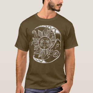 Coola Cosm för Space Stars Constellation Retro Sol T Shirt
