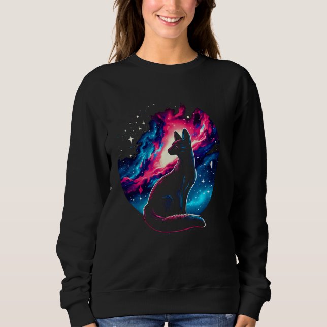 Coola Cosmic Fossa Galaxy Graphic Space Art T Shirt (Framsida)