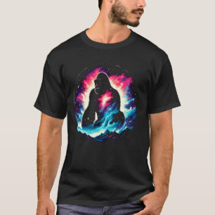 Coola Cosmic Gorilla Galaxy Graphic Space Art T Shirt