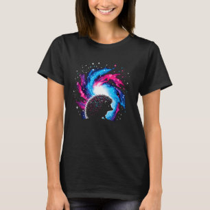 Coola Cosmic Hedgehog Galaxy Graphic Space Art T Shirt