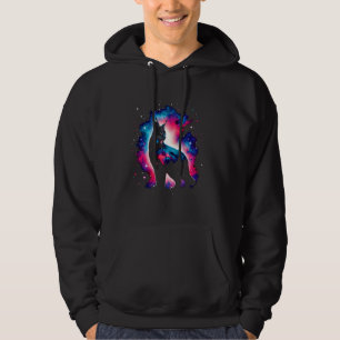 Coola Cosmic Lynx Galaxy Graphic Space Art Hoodie