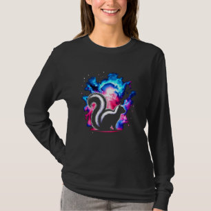 Coola Cosmic Skunk Galaxy Graphic Space Art T Shirt