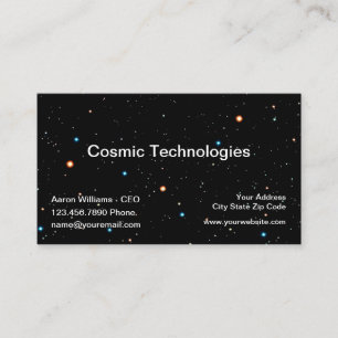 Coola Cosmic Space-teknik Visitkort