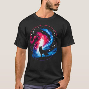 Coola Cosmic Varg Galaxy Graphic Space Art T Shirt