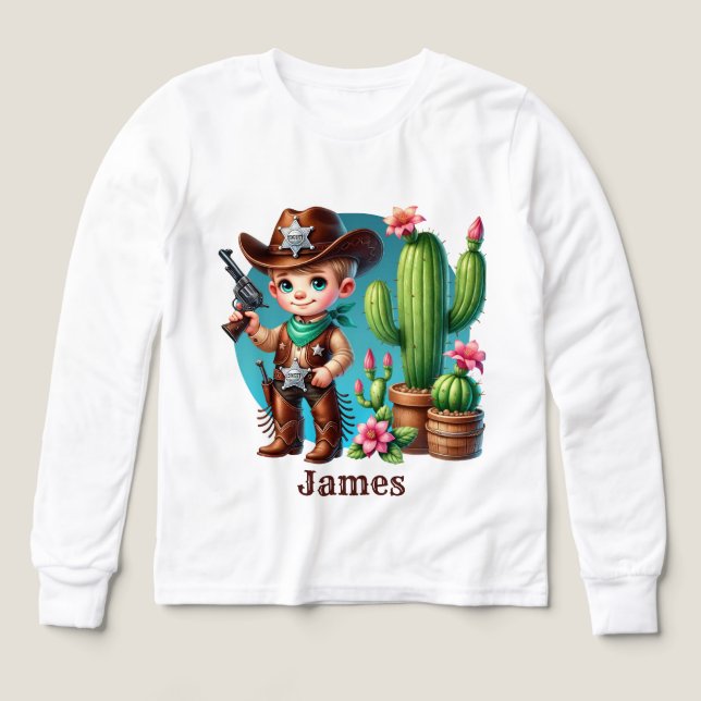 Coola Cowboy Älskare Anpassade Tri-Blend Shirts T Shirt (Design framsida)
