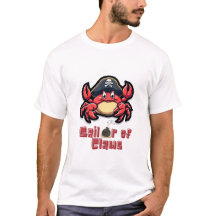 Coola Crab Pirater: Nautical Äventyr Tees