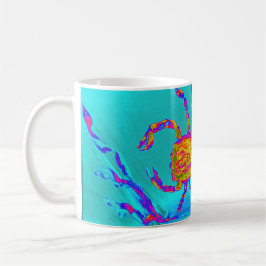 Coola Crab Turkvoise Sea Animal Kaffemugg