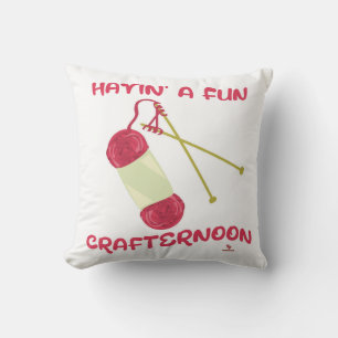 Coola Craeftermiddag Crafty Hobby DIY Kärlek Kudde