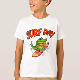 Coola Crokodile-Roligt Sommarbusskonst T Shirt