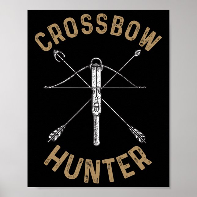 Coola Crossbow För manar Women Archery Arrow Bow H Poster (Framsidan)