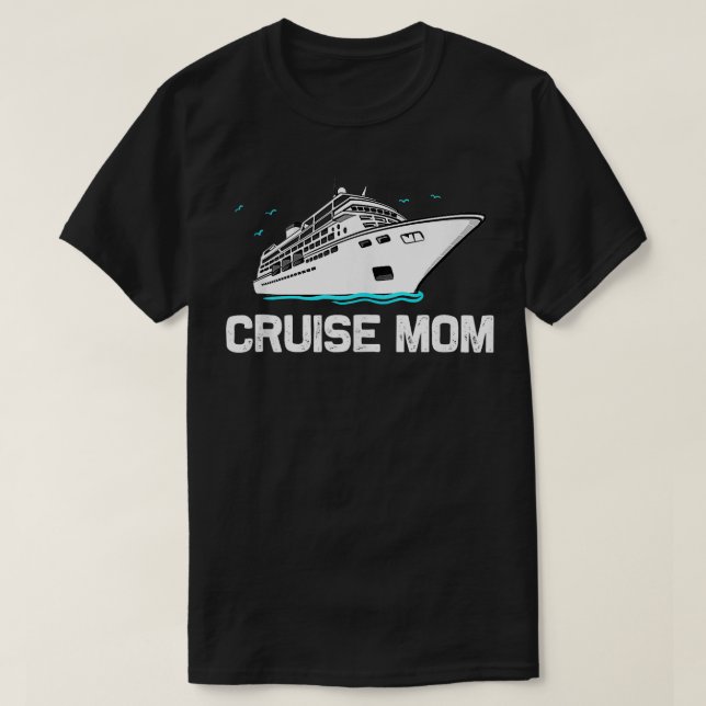 Coola Cruise for Mamma Mor Cruising Family Vacatio T Shirt (Design framsida)