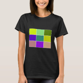 Coola Cube Graphic Art T-Shirt Apparel Women Manar