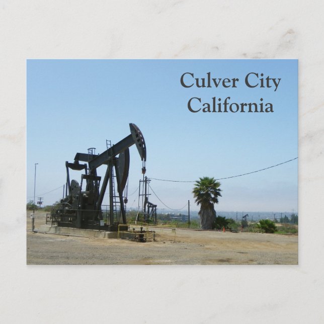 Coola Culver City/Oil Rig Postcard! Vykort (Framsida)