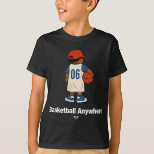 Coola Cute Basketball var som helst med en basketb T Shirt