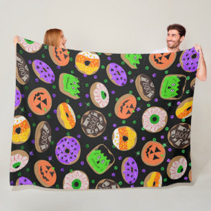 Coola Cute Glitter Confetti Donuts Halloween Fleecefilt